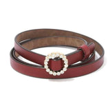 Rhinestone Buckle Belt