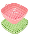 Flendy StrongFold Air Fryer Silicone Liners 2-Pack
