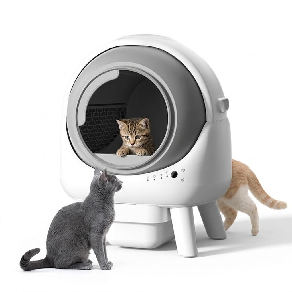 Smart Fully Enclosed Cat Litter Box