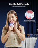 Teeth Whitening Kit With LED Light, 32 LED Accelerator Lights, Whitening Strips, Pens And Gel Syringes, U-Shaped Tray, Wireless Portable Kit Fast And Effectively Removes Stubborn Stains