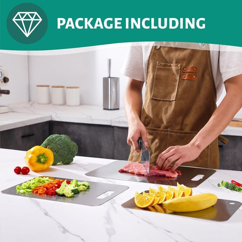 Antibacterial And Mold-Proof Household Double-Sided Thickened Pure Titanium Cutting Board