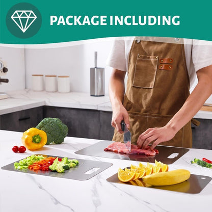 Antibacterial And Mold-Proof Household Double-Sided Thickened Pure Titanium Cutting Board