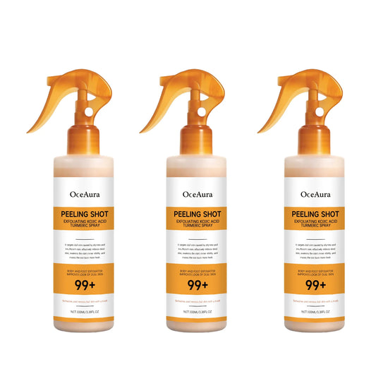 Body Keratin Care Kojic Acid Turmeric Spray Gently Exfoliating Peeling Solution Nourishing Hydrating Skin Care All Skin Types