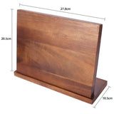 Magnetic Wood Knife Holder