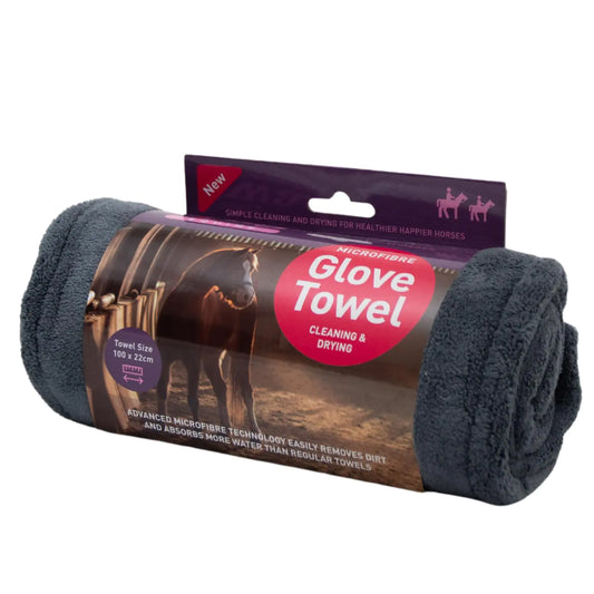 Henry Wag Microfiber Horse Towel (One Size) (Gray/Plum)