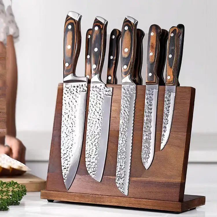 Magnetic Wood Knife Holder