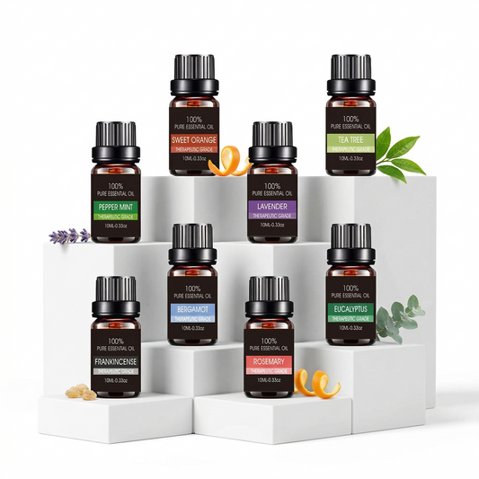 Organic Essential Oils Set Top Sale  Natural Therapeutic Grade Aromatherapy Oil Gift Kit For Diffuser