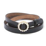 Rhinestone Buckle Belt