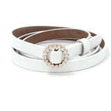 Rhinestone Buckle Belt