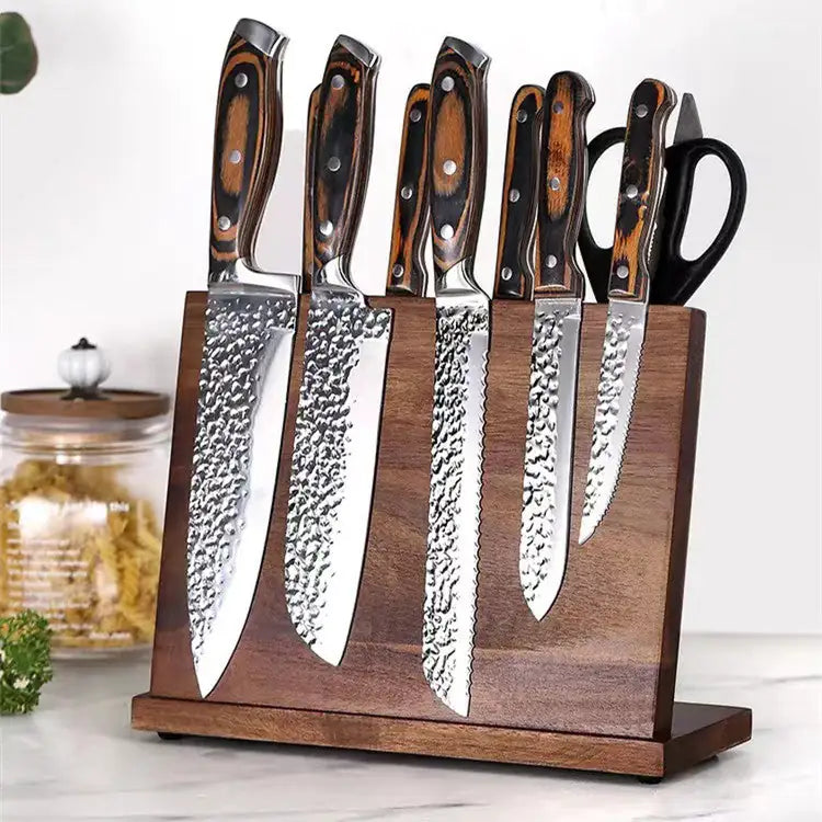 Magnetic Wood Knife Holder