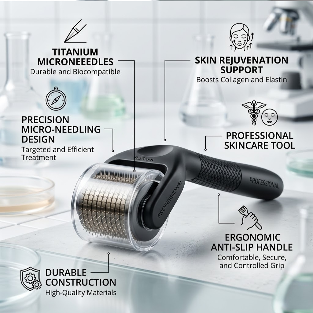 Titanium Microneedle Derma Roller
