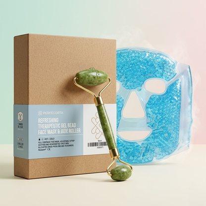 Jade Roller Ice Face Mask Set