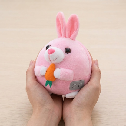 YAWOTA Active Moving Pet Plush Toy 2024 Upgrade Interactive Electronic Dog Toy Squeaky Mobile Dog Ball Toy Interactive Dog Ball Mobile Dog Toy with Recording and Music Mode Dog Pet Toy (Rabbit)