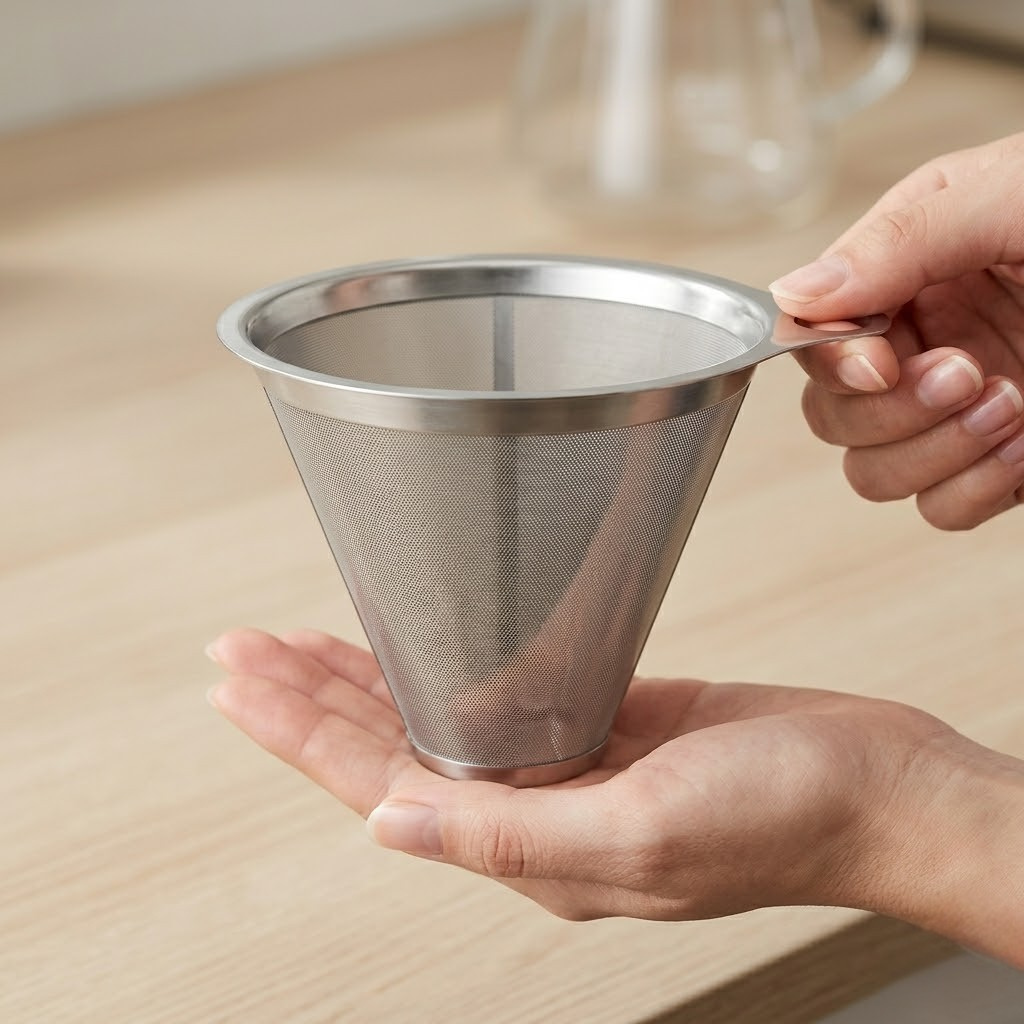 Stainless Steel #4 Coffee Filter for Moccamaster