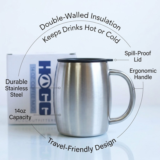 14oz Thermal Coffee Mug