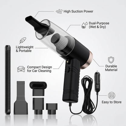 Car Vacuum Cleaner Powerful Mini - Car Dual - Purpose Power