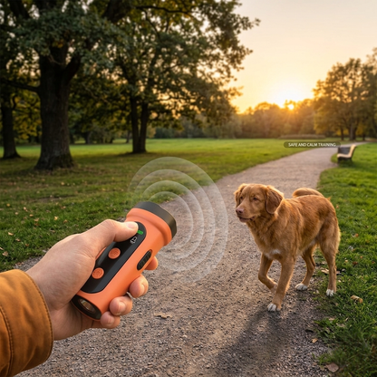 Triple-Core Ultrasonic Dog Repeller High-Power Flashlight Pet Training Device Pet Supplies Anti-Dog Nuisance Deterrent