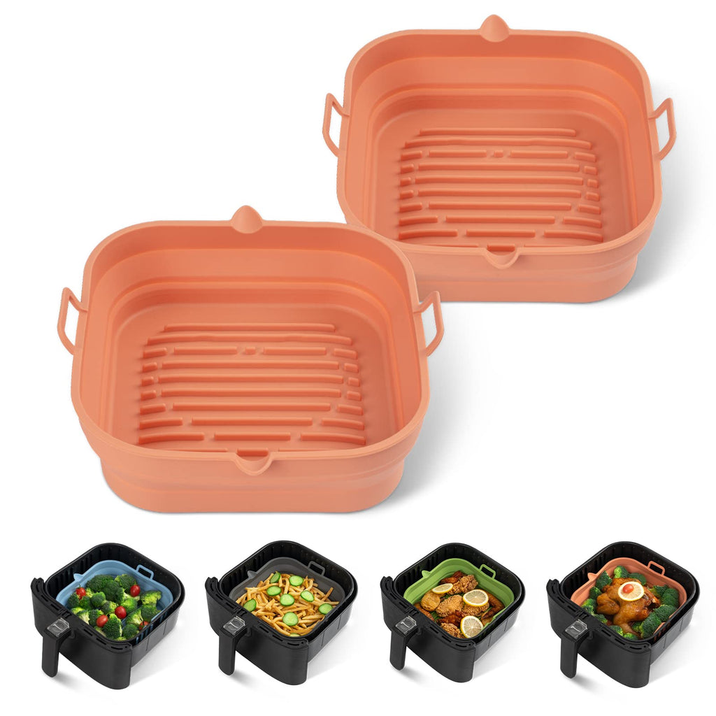 Silicone Square Air Fryer Liners 2-Pack