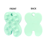 Silicone Shampoo Brush Head Scalp Massage Comb Hair Root Itching Clean The Scalp Thoroughly Body Massage Brush Bath Brush