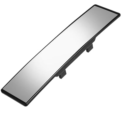 Car Rearview Mirror 11.4in Interior Clip-on Curve Convex Panoramic Anti-glare Rear View Mirrors With Wide Viewing Range For Cars SUVs Trucks Vehicles