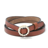 Rhinestone Buckle Belt