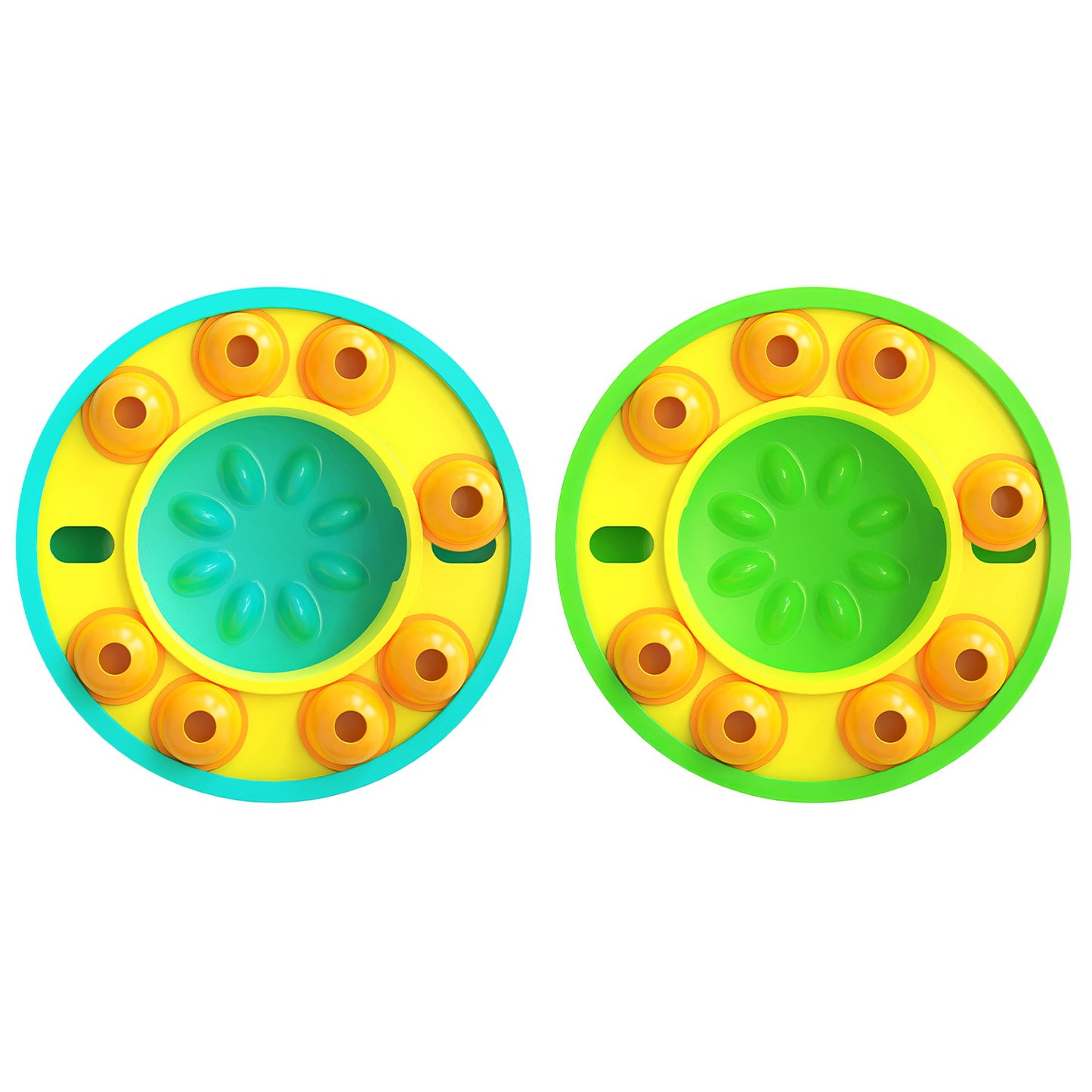 1Pc Dog Puzzle Food Feeder Slow Feeding Bowl Interactive Toy Dog Treat Dispensing Toy For IQ Training Mental Enrichment For Small Medium Large Dog Cat
