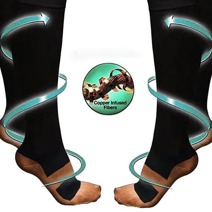Copper Infused Compression Socks Lightweight