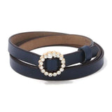 Rhinestone Buckle Belt