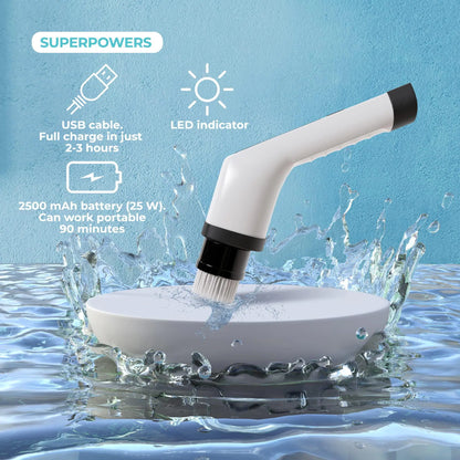 Multi-Use Electric Spin Scrubber 7-in-1