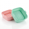 Silicone air fryer liner product shot white background