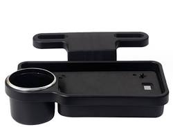 Car Headrest Cup Holder Multifunctional Foldable Car Headrest Seat Back Organizer Cup Plate for Drink Pocket Food Tray