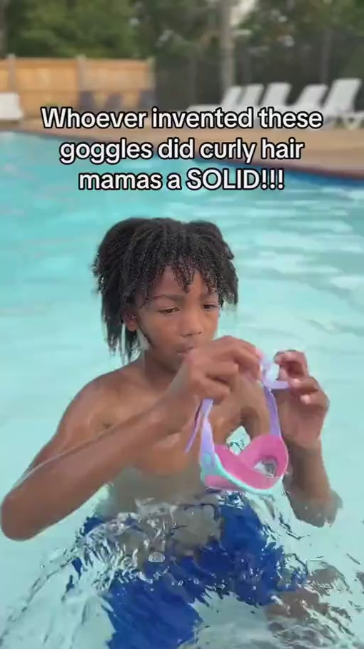 Kids Swim Goggles with Ear Plugs - UV Protection, Anti-Fog, Leak-Proof | Ages 3-16 Demo Video