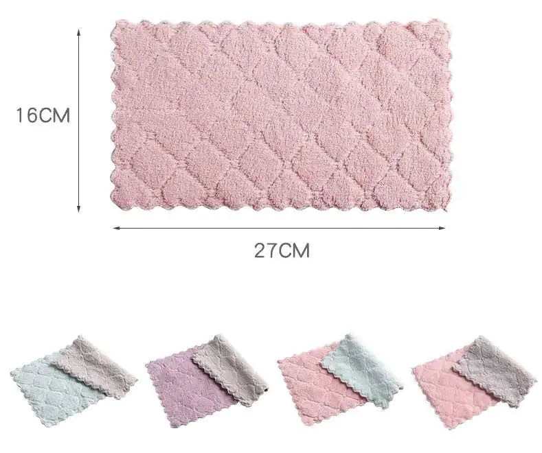 Set Of 10 Microfiber Cleaning Towels