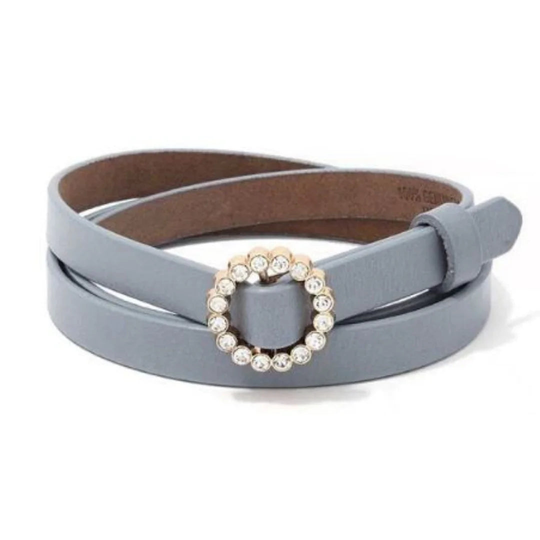 Rhinestone Buckle Belt