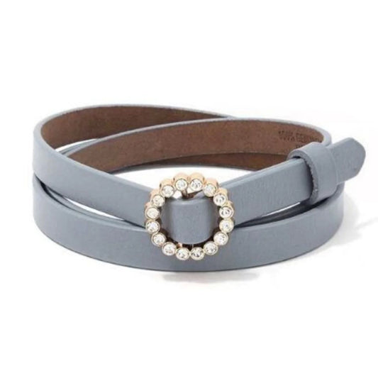 Rhinestone Buckle Belt